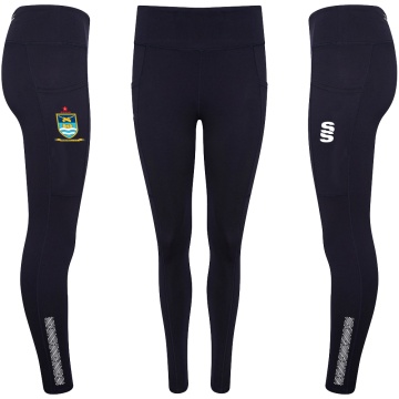 Performance Full Length Leggings : Navy