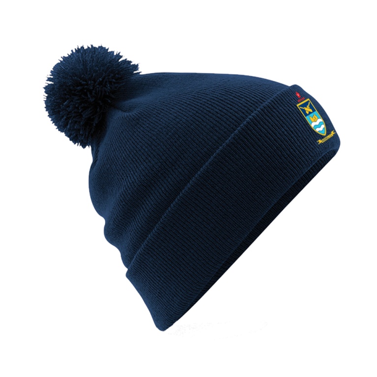 Wherwell CC - Original Pom Pom Beanie : Navy