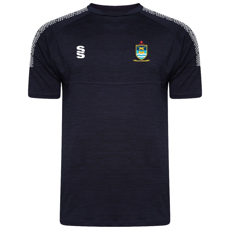 Dual Gym T-shirt : Navy Melange